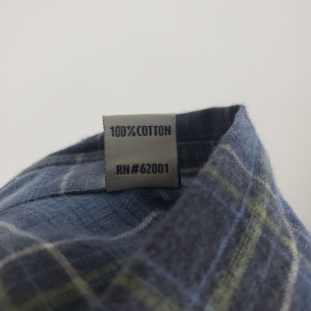 COASTAORO Plaid Long Sleeve Button Down Shirt Multi Color Collared Casual Dress - Picture 4 of 5